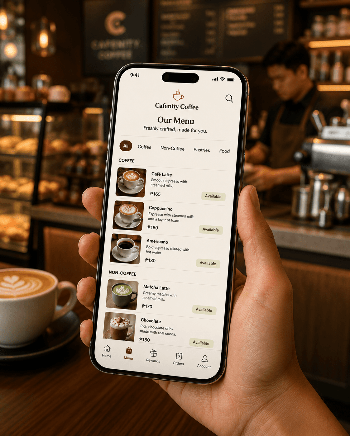 CAFENITY Customer Mobile