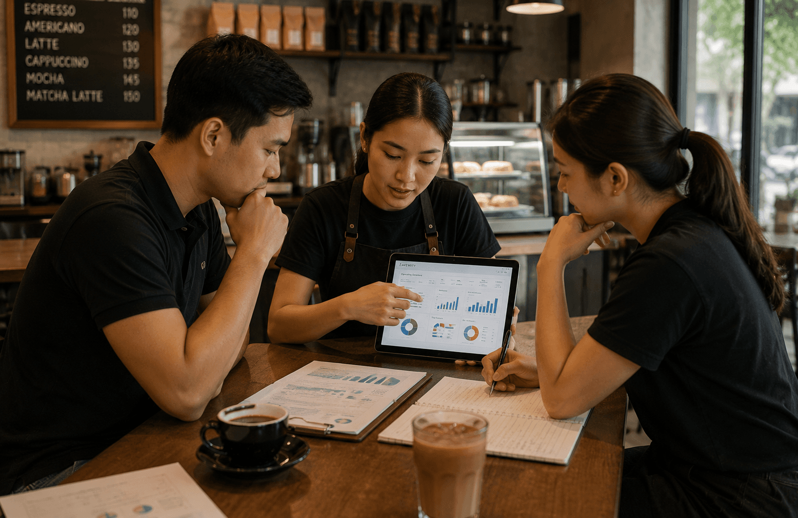 DECIDE macro stage cafe operations